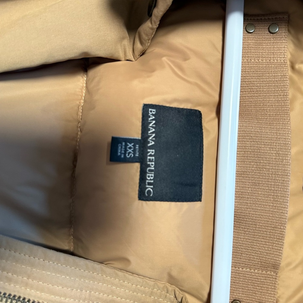 Tan Down Puffer Jacket - image 3